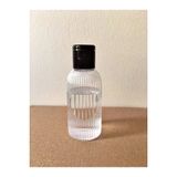 25 Adet 50 ml Siyah Fliptop Kapak Dnz21 Özel Tasarım Dezenfektan Kolonya Parfüm Boş Şişesi - 50 ml