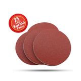 25 Adet Cırt Zımpara Spiral Avuç İçi Taşlama 115 Mm Harman Paket