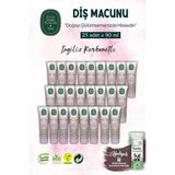 25 Adet Diş Macunu 90 Ml, İngiliz Karbonatı Ve Rosıe