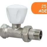 25 Adet Eca Rv3 1/2 Düz Radyatör Valfi Petek Havlupan Vanası 602120725