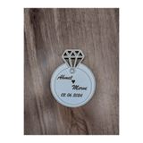 25 Adet Elmas Yüzük Magnet M002