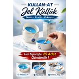 25 Adet Jel Küllük Kullan At Küllük Kokusuz Küllük