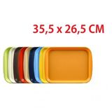 25 Adet Kaydırmaz Servis Tepsisi 35,5 X 26,5 Cm