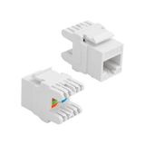 25 Adet - Rj45 Cat6 Utp 180 Derece Keystone Jack