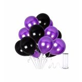 25 Adet Siyah, 25 Adet Mor Balon