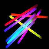 25 Adet Vıp Deluxe Kalın Glow Stick Neon Işık Fosforlu Çubuk Işıklı Çubuk Ultra Canlı Parlak Işık