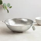 25 Cm Çelik Süzgeç Metal Kulplu Tel Ayaklı