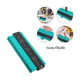 25 cm Kontur Ölçüm Cihazı – Ahşap, ve Düzensiz Şekiller Için Şekil Çoğaltma ve Ölçme Aleti, Hassas Kontur Ölçer-Düzenli Çizim Için Alan Kalıp Asorti Renk - standart