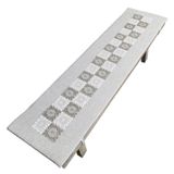 2,5 cm veya 5,1 cm – 2 kişilik bank minderi, kayışlı – çıkarılabilir kılıf – el işlemeli bahçe mobilyası bank minderi (A, 30,5 x 61 x 2,5 cm)