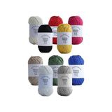 25 Gram Mini Cotton Serisi%100 Pamuk Örgü İpi 10 Renk Punch ve Amigurumi İpi