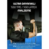 25 Kg Siyah Barfiks Direnç Bandı Sert Gym Kas Geliştirme Pilates Fitness Antrenman Lastiği Siyah