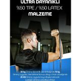 25 KG Siyah Barfiks Direnç Bandı – Sert Gym Kas Geliştirme Pilates Fitness Antrenman Lastiği