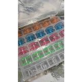 25 Li Kutulu Masura Seti Renkli Plastik Ev Tipi Dikiş Makinelerine Uygundur Blm Hby