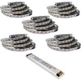 25 Metre 3 Çipli Yeni Nesil Şerit LED Gün Işığı + 30 Amper LED Trafosu