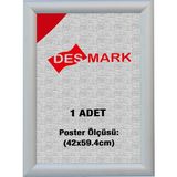 25 mm A2(42X59.4) Gönye Köşe Alüminyum Aç-Kapa Çerçeve – Poster & Afiş Çerçevesi (Gümüş Eloksallı)