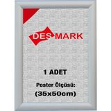 25 mm B3(35X50) Gönye Köşe Alüminyum Aç-Kapa Çerçeve – Poster & Afiş Çerçevesi (Gümüş Eloksallı)
