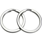 25 Mm Ezme Anahtarlık Halkası Nikel 100 Adet (30mm Dış Çap)