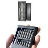 25 Parça Çelik Hassas Mekanik Kutulu Bits Tornavida Seti, Saatçi Tornavidası, Manyetik Mıknatıslı, Yıldız, Düz, Torx Uçlu, Gözlük, Saat, Dizüstü Bilgisayar, Tablet, Cep Telefonu, Kamera Tamiri İçin