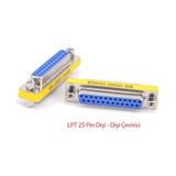25 Pin Lpt Paralel Port Dişi Dişi - Erkek Erkek Çecirici 2'li Set