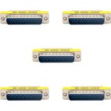 25 Pin Lpt Paralel Port Erkek - Erkek Çevirici Dönüştürücü 5'li Set