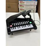 25 Tuşlu Mikrofonlu Minyatür Piyano Müzik Ses Efektleri 29 Cm Mini Org