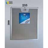 25 x 30 cm Tek Tırnaklı Ankastre Aspiratör Davlumbaz 250 x 300 mm Alüminyum Yağ Filtresi - Adet-Set