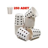 250 Adet Karton Bardak 7 Oz Kullan At Karton Bardak Kağıt Bardak