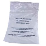 250 Adet Otel Buklet Tipi Banyo Tuvalet Hijyen Atık Poşeti Kirli Çamaşır Torbası 15x25 cm Küçük Boy