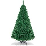 250 cm Yılbaşı Çam Ağacı, 1250 Adet Ekstra Yoğun Dallı, Yüksek Kaliteli PVC Malzeme, Sallanmaz Metal Ayaklı ve Gövdeli, Ev Ofis Parti Noel Dekorasyonu İçin 250 cm Mega Boy Yılbaşı Çam Ağacı