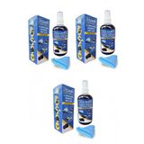 250 Ml 3 Adet Set - Gözlük, Cep Telefonu, Led, Bilgisayar, Ekran, Laptop, Tablet, Televizyon, Kamera Temizlik Seti – 250 Ml Temizleyici