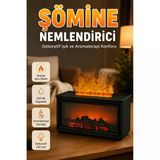 250 Ml Alev Efektli Aromaterapi Nemlendirici – Uzaktan Kumandalı Led Gece Lambası