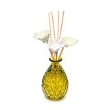 250 ml Yeşil Ananas Kabartmalı Amber Çiçeği Oda Kokusu