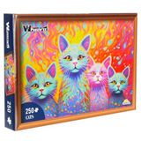 250 Parça Puzzle: Kediler