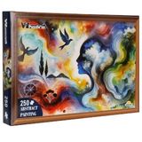 250 Parça Puzzle: Kuşlar ve İnsan