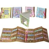 252'LI Çocuk Tırnak Sticker Nail Art Çocuklar Için Tırnak 252 Sticker +Cımbız Tırnak Seti 1 Set