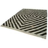 253x318 cm Hurda Gri Geometrik Bohem Yün Pamuk El Yapımı El Örgüsü Vintage Türk Kilimi Oturma Odası Yatak Odası Kreş Koridor İç Mekan için