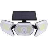 254 Ledli Hareket Sensörlü Solar Projektör Güneş Enerjili LED Bahçe Lambası Şarj Olan