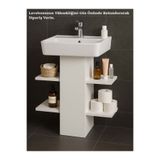 258 MoLife Lavabo Altı Dolap, Banyo Düzenleyici Raf, Banyo Dolabı