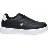 25834 Volis Ünisex Sneakers Hafif Poli Taban Ortopedik Ayakkabı - Siyah Beyaz