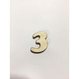 2,5cm Ahşap Harf ve Rakamlar - 3