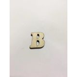 2,5cm Ahşap Harf ve Rakamlar - B