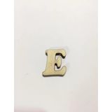 2,5Cm Ahşap Harf Ve Rakamlar - E