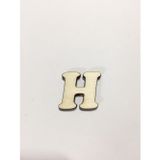 2,5Cm Ahşap Harf Ve Rakamlar - H