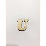2,5cm Ahşap Harf ve Rakamlar - U