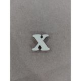 2,5cm Ahşap Harf Ve Rakamlar - X