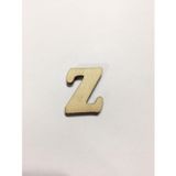 2,5cm Ahşap Harf ve Rakamlar - Z