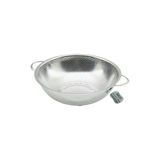 25Cm Metal Kulplu Çelik Sepet Süzgeç İnce Tel Ayaklı Go53/01364