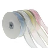 2,5Cm X 25Metre Iki Kenari Saten Seritli Organze Kurdela