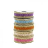 2,5Cm X 4,5M Ortasi Dantelli Dogal Rafya Kurdela