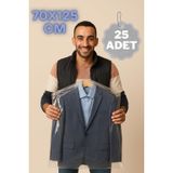 25'li Paket Askı Delikli Şeffaf Plastik Giysi Kılıfları 70x125 cm Toz Geçirmez Giysi Torbaları Ev Depolama, Kuru Temizleyiciler için Elbise, Abiye, Takım Elbise, Mont Koruma SaklamaTorbası